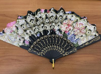 PL-5455#พัดพับ 12ชิ้น/แพ็ค ราคา20บาท