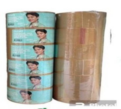 เทป OPP สีชา 100หลา นูโว บรรจุ12ชิ้น/แพ็ค ราคา39บาท/ชิ้น