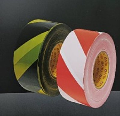 เทปกั้นเขต สีเหลืองสลับดำ Nuvo 70 mm. บรรจุ6ชิ้น/แพ็ค ราคา69บาท/ชิ้น