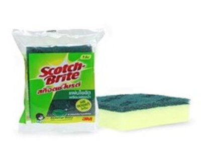 3เอ็มเล็กฟองน้ำมีแผง3*4นิ้ว 12ชิ้น/แพ็ค ราคา15บาท