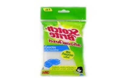 สก๊อตช์ไปรต์ฟองน้ำพร้อมตาข่าย 12ชิ้น/แพ็ค ราคา18บาท