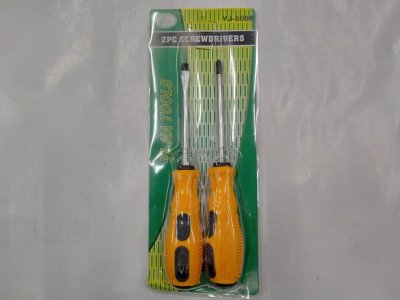 A128-12 ไขควงด้ามยางแพ็คคู่ บรรจุ12ชิ้น/แพ็ค ราคา20/ชิ้น