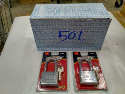 A286-07#กุญแจลูกปืน 50MM คอยาว