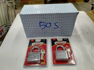 A286-03#กุญแจลูกปืน 50MM คอสั้น