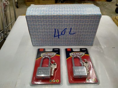 A286-06#กุญแจลูกปืน 40MM คอยาว