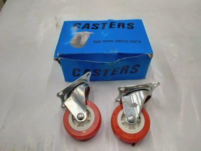 8068#ล้อรถเข็น 2" บรรจุ12ชิ้น/แพ็ค ราคา20/ชิ้น