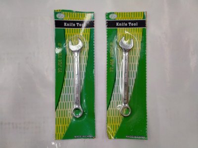 A128-01 ชุดประแจ2หัวบรรจุ12ชิ้น/แพ็ค ราคา20/ชิ้น