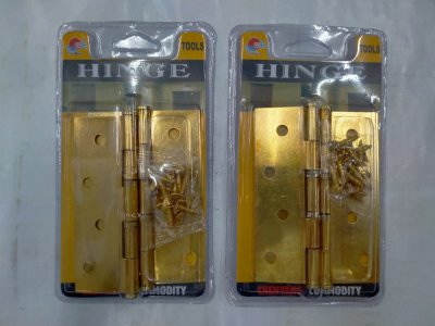 A068-30  บานพับ 4" ทอง บรรจุ12ชิ้น/แพ็ค ราคา25/ชิ้น