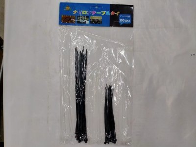 J020-18#เคเบิลไทร์ 5ช่อง ขาวดำบรรจุ12ชิ้น/แพ็ค ราคา20/ชิ้น