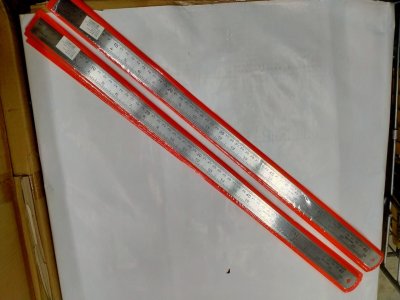 T51647-60#ไม้บรรทัดฟุตเหล็ก 60 cm. บรรจุ12ชิ้น/แพ็ค ราคา20บาท/ชิ้น