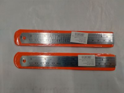 T51647ไม้บรรทัดฟุตเหล็ก 15 cm. บรรจุ12ชิ้น/แพ็ค ราคา10บาท/ชิ้น