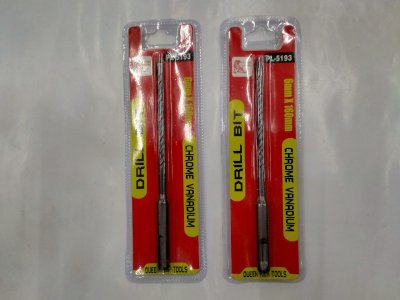 PL-5193#ดอกสว่าน 6 MM บรรจุ12ชิ้น/แพ็ค ราคา20/ชิ้น