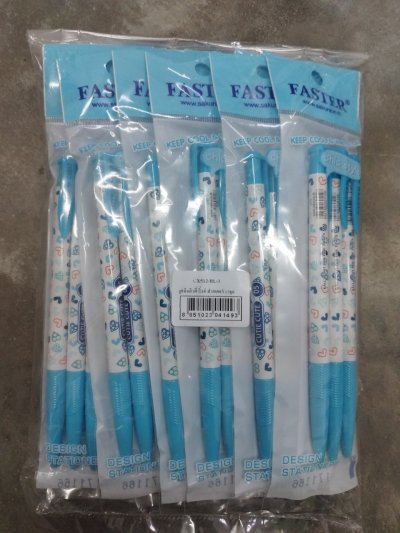 CX512-BL-3#ปากกา บรรจุ12ชิ้น/แพ็ค ราคา35บาท/ชิ้น