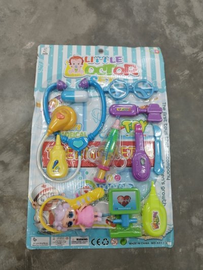 IMP033/811#ชุดหมอแผงชมพู-ฟ้า บริสเตอร์