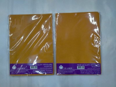 ซองเอกสารสีน้ำตาล A5 บรรจุ12ชิ้น/แพ็ค ราคา20บาท/ชิ้น