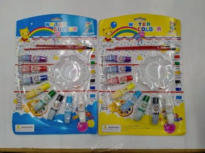A097-10#ชุดสี+จานสีแผง บรรจุ12ชิ้น/แพ็ค ราคา20บาท/ชิ้น