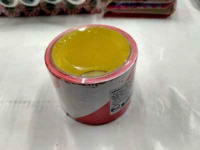 เทปกั้นเขต สีแดงสลับขาว Nuvo 70 mm. บรรจุ6ชิ้น/แพ็ค ราคา69บาท/ชิ้น