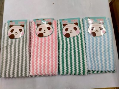 A035-63#ผ้าเช็ดรถเนื้อนุ่ม2ผืน บรรจุ12ชิ้น/แพ็ค ราคา20บาท/ชิ้น