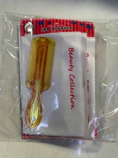 18004001 #หวีเสนียดด้ามกล่อง 12ชิ้น/แพ็ค ราคา15บาท