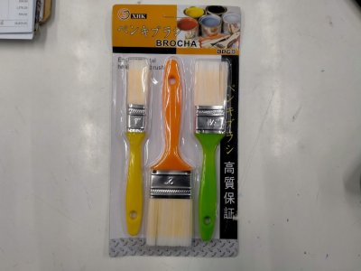 12660-29#แปรงทาสี 3PCS บรรจุ12ชิ้น/แพ็ค ราคา20/ชิ้น