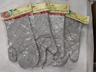 ถุงมือจับความร้อนอย่างหนา บรรจุ 12ชิ้น/แพ็ค ราคา 20บาท/ชิ้น