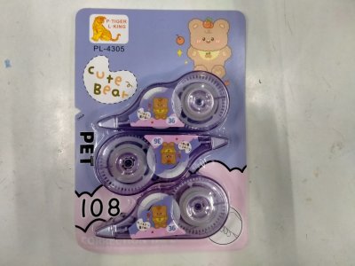 PL-4305#เทปลบคำผิด 3PC บรรจุ12ชิ้น/แพ็ค ราคา20บาท/ชิ้น