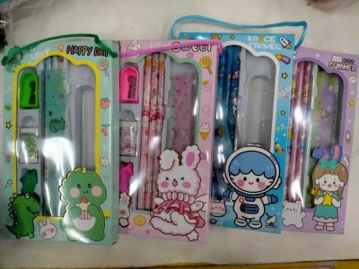 PL-1073#ชุดเครื่องเขียน บรรจุ12ชิ้น/แพ็ค ราคา20บาท/ชิ้น