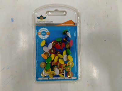 A120-41 #หมุดติดกระดานบอร์ด บรรจุ12ชิ้น/แพ็ค ราคา20บาท/ชิ้น