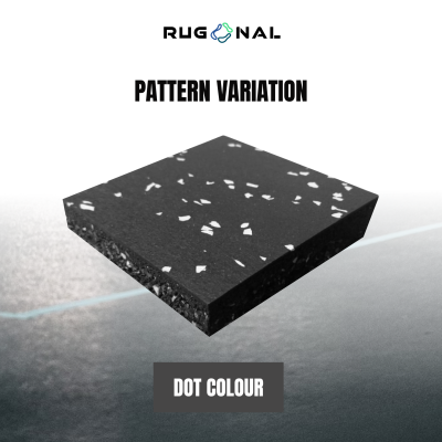 Rubber Flooring Gymflex's Type Tiles Supreme 100cm x 100cm