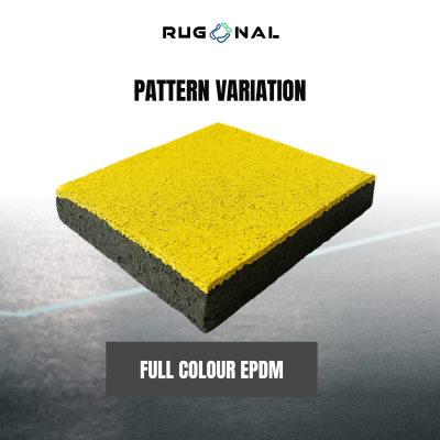 Rubber Flooring Gymflex's Type Tiles Standard 100cm x 100cm