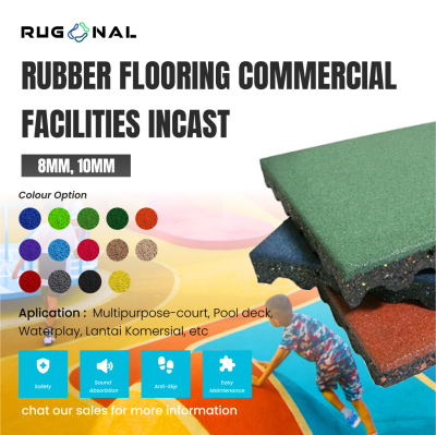 Rubber Flooring Commercial Facilities Incast