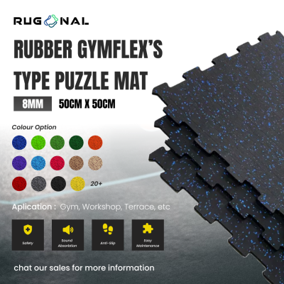 Rubber Flooring Gymflex's Type Puzzle Mat