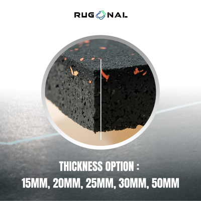 Rubber Flooring Gymflex's Type Tiles Premium