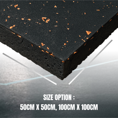 Rubber Flooring Gymflex's Type Tiles Premium