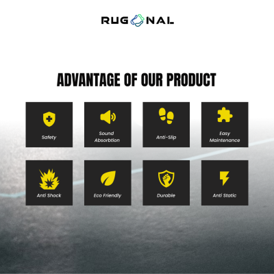 Rubber Flooring Gymflex's Type Tiles Supreme