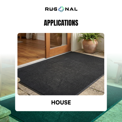 Rubber All Brush Roll Matting with & without Bevel rubber Anti Slip