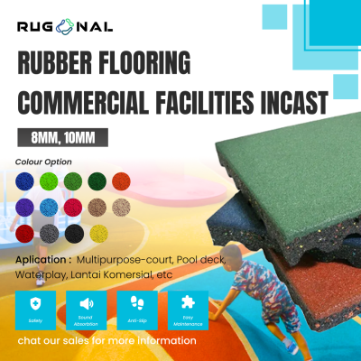 Rubber Flooring Commercial Facilities Incast