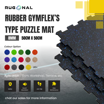 Rubber Flooring Gymflex's Type Puzzle Mat