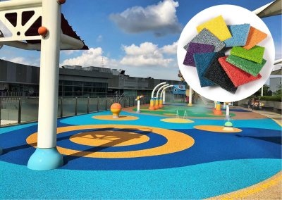 Rubber Flooring Waterplay Incast