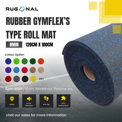 Rubber Flooring Gymflex's Type Roll Mat