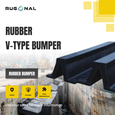 Rubber V-type bumper