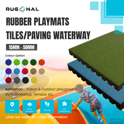 Rubber Flooring Playmats Tiles/Paving Waterway