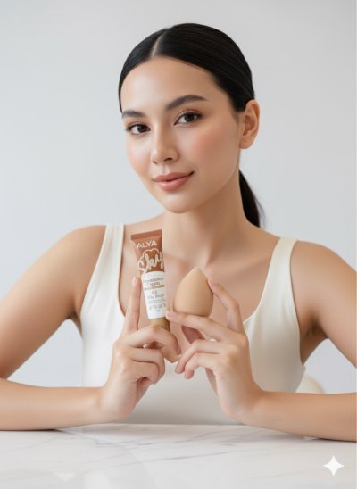 รองพื้น ALYA SPF50 PA+++ เนื้อบางเบา คุมมัน ปกปิดดี ไม่เป็นคราบ กันแดด + บำรุงในหนึ่งเดียว