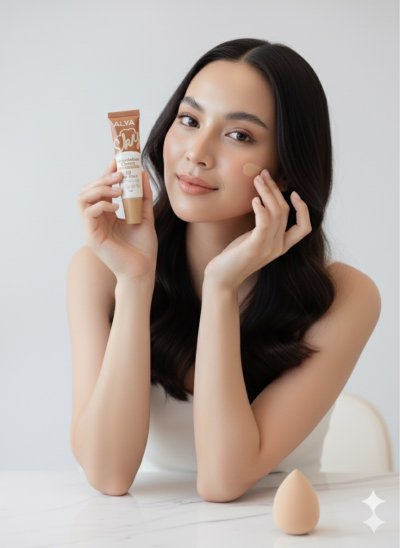 รองพื้น ALYA SPF50 PA+++ เนื้อบางเบา คุมมัน ปกปิดดี ไม่เป็นคราบ กันแดด + บำรุงในหนึ่งเดียว