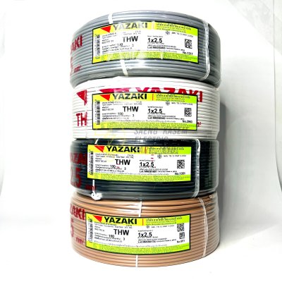 สายไฟ THW IECO1 YAZAKI 1X2.5 ตร.มม. 100 ม.