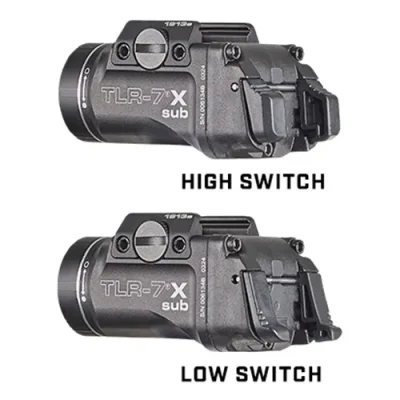 ไฟฉายติดปืน Streamlight TLR-7X Sub GLK 43/48 (SKU: 69400) มุม 3