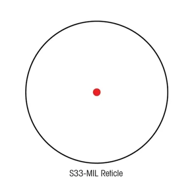 กล้องติดปืน Sightron S33-Mil Electronic Sighting Device Dot Reticle (SKU: 40010) Reticle