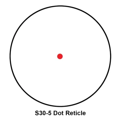 กล้องติดปืน Sightron ESD Series 5MOA Reticle Red Dot Bk (SKU: 40011) Dot