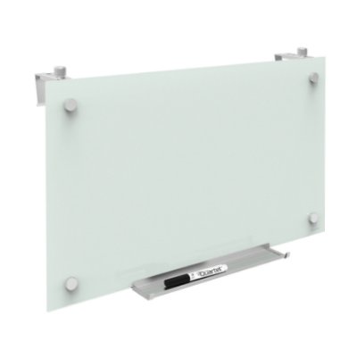 QUARTET Infinity™ Magnetic Glass Magnetic Cubicle Board 24 x 14