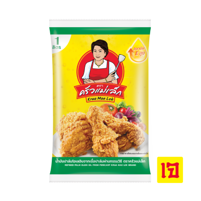 น้ำมันปาล์มโอเลอินจากเนื้อปาล์มผ่านกรรมวิธี 1 ลิตร (ถุง)